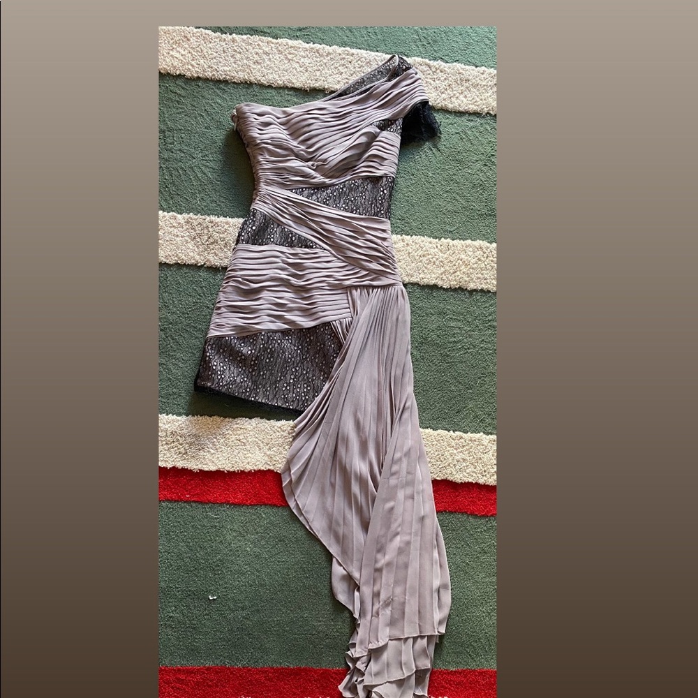 BCBG Maxazria off the shoulder dress